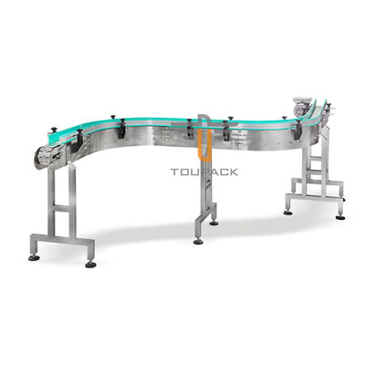 3 fasevfd SUS304 S Type Jakobsladdertransportband