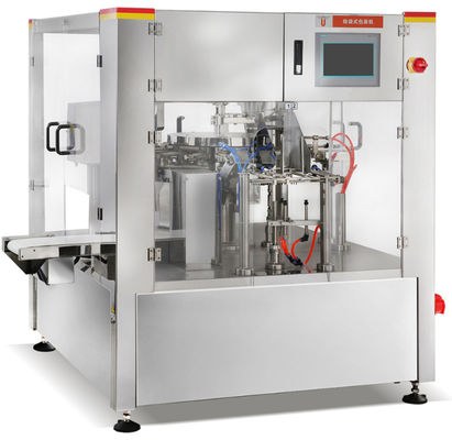 De Machine van hoge snelheidsmini doypack premade pouch packing met Ritssluitingsroestvrij staal
