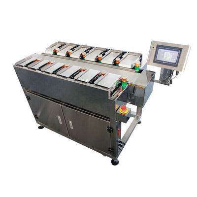 30WPM de groentencombinatie weegt PLC van de Riemschaal Nivelleermachine van de Controle de Hoge Nauwkeurigheid