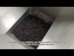 Lijn voor het wegen en conserveren van tempeh in korrels