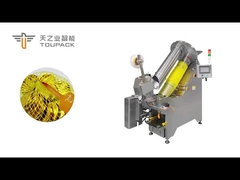 Gouden Munt Chocolade Gaas Zak Verpakkingsmachine met Bindetiket