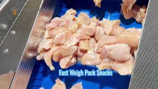 Zeer efficiënte automatische verpakkingslijn voor kippenvleestrays 40 – 60 trays/min