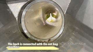 Automatische verpakkingsmachine voor aardappelnetten